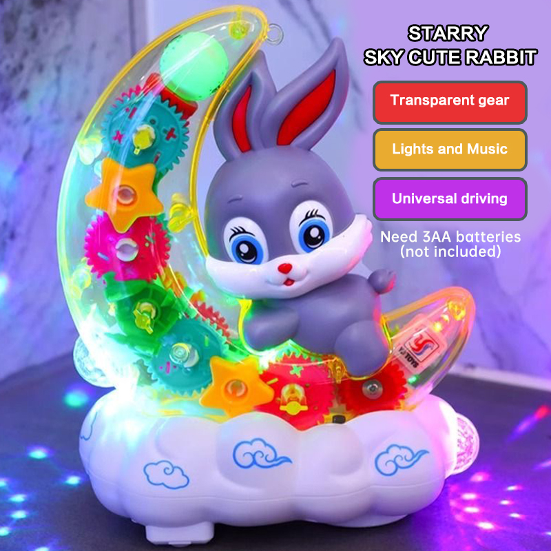 Electric Scooter - Şeffaf Dişli Sesli ve Işıklı Ay