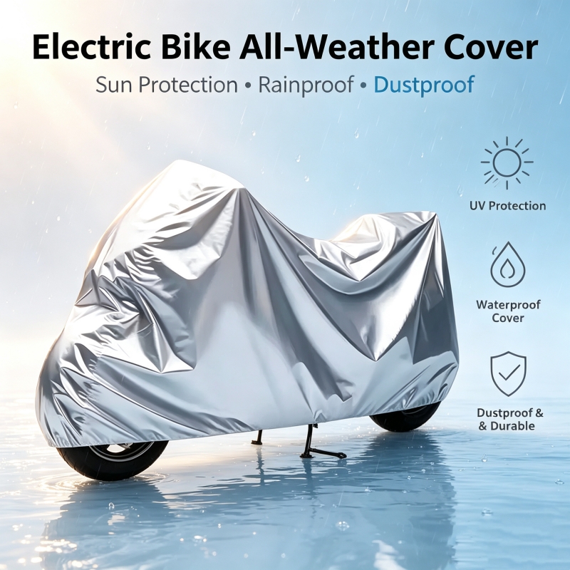 Electric Scooter Rain Cover - Su Geçirmez Evrensel Motosiklet Örtüsü, Her
