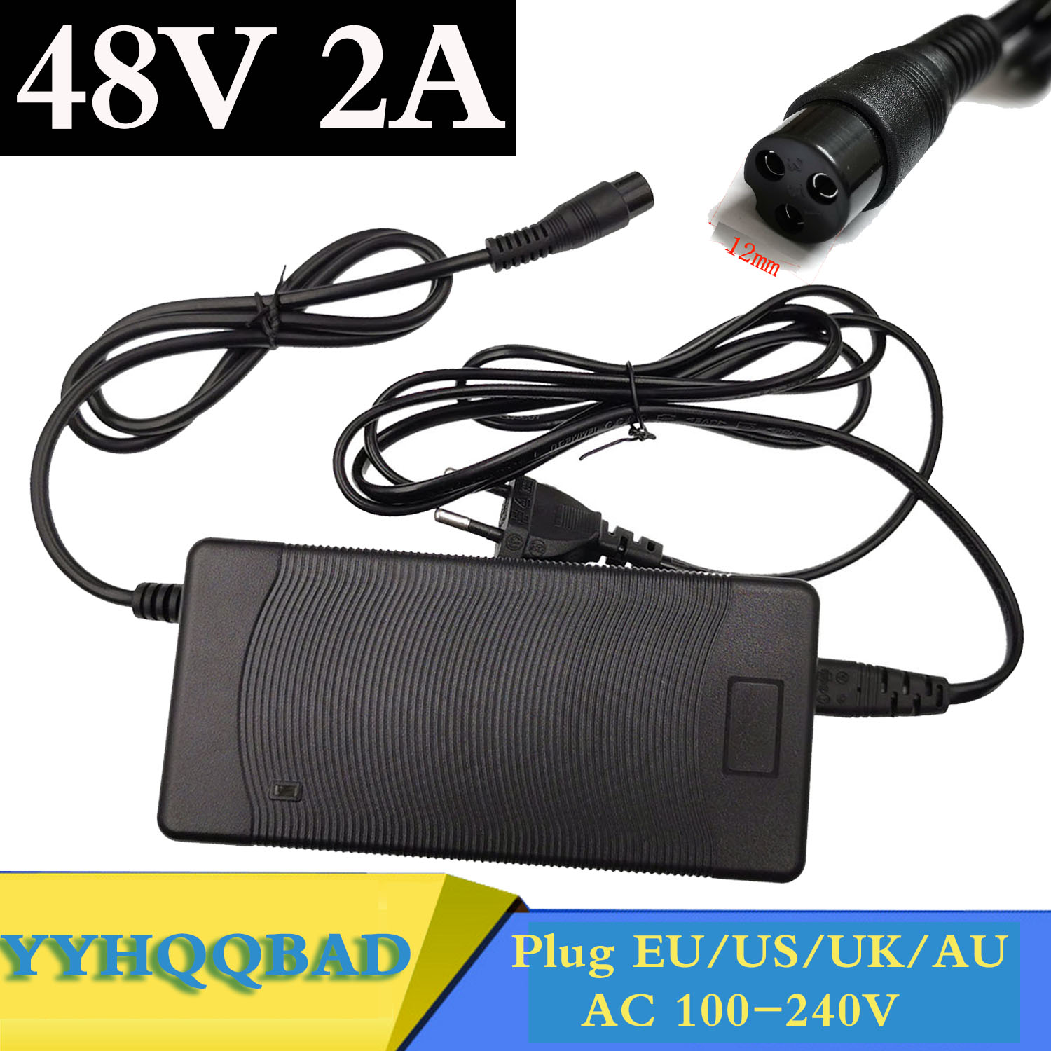 Electric Scooter Charger - 48V 2A Kurşun asit Akü Şarj