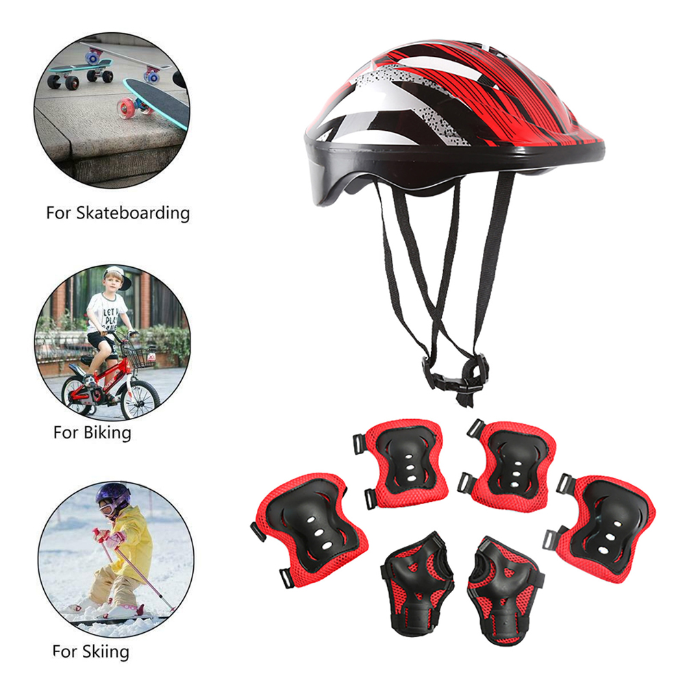 7 adet/takım paten çocuklar em - Scooter Helmet Set incelemesi ve fiyatı