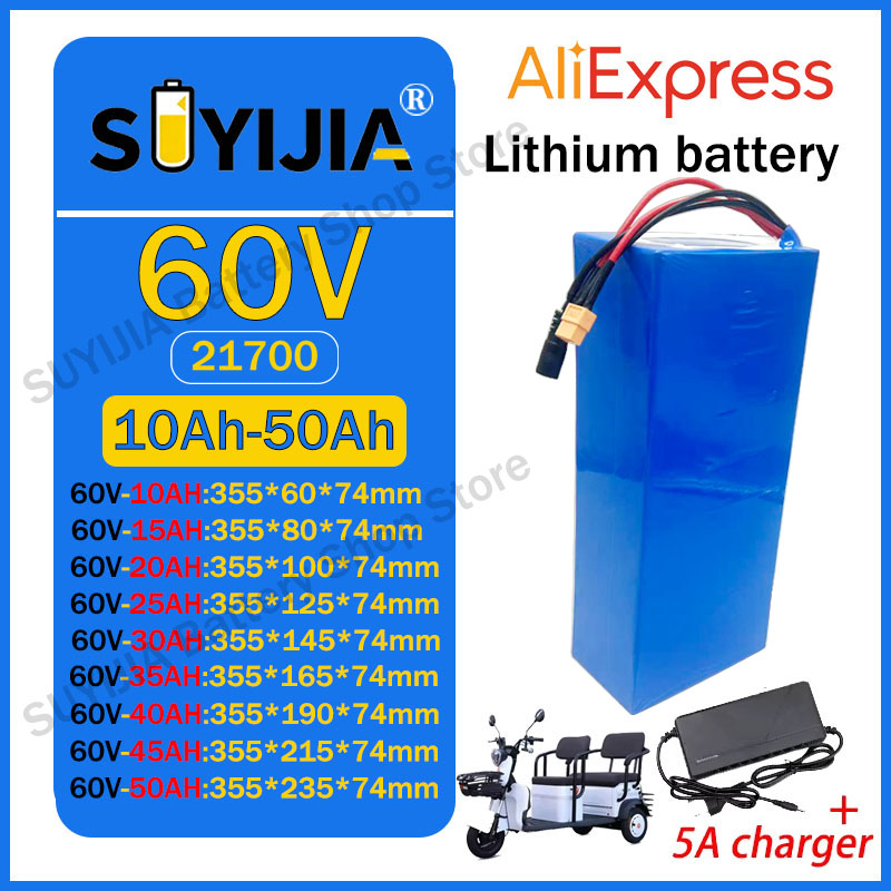 21700 60V 50Ah 45Ah 20Ah 25Ah  - 60V 30Ah 21700 Battery Pack incelemesi ve fiyatı