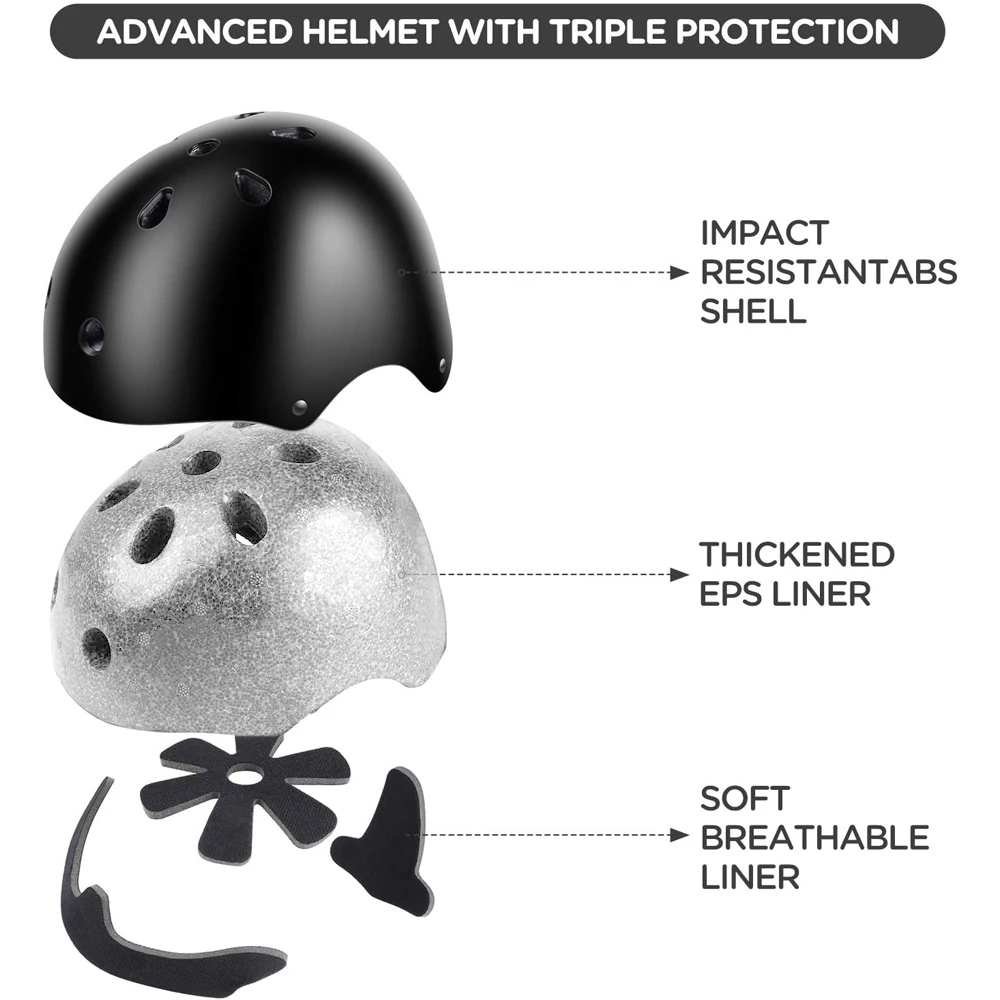 7 adet/takım çocuk bisikleti k - Scooter Helmet Set incelemesi ve fiyatı