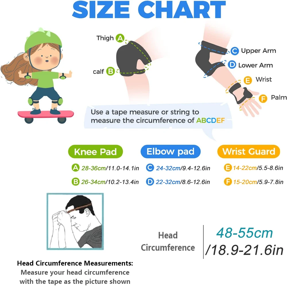 7 adet/takım çocuk bisikleti k - Scooter Helmet Set incelemesi ve fiyatı