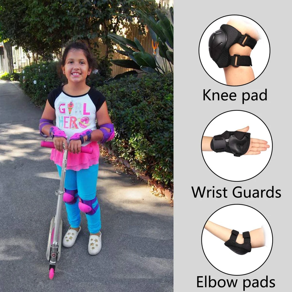 7 adet/takım paten çocuklar er - Scooter Helmet Set incelemesi ve fiyatı