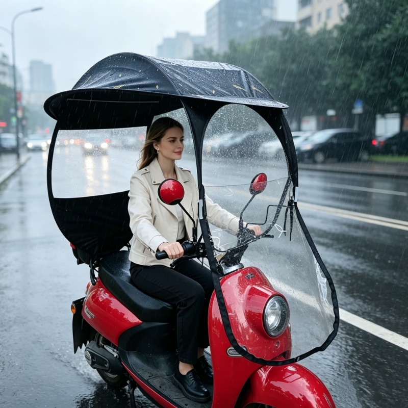 Rüzgar Geçirmez, Su Geçirmez,  - Electric Scooter Rain Cover incelemesi ve fiyatı
