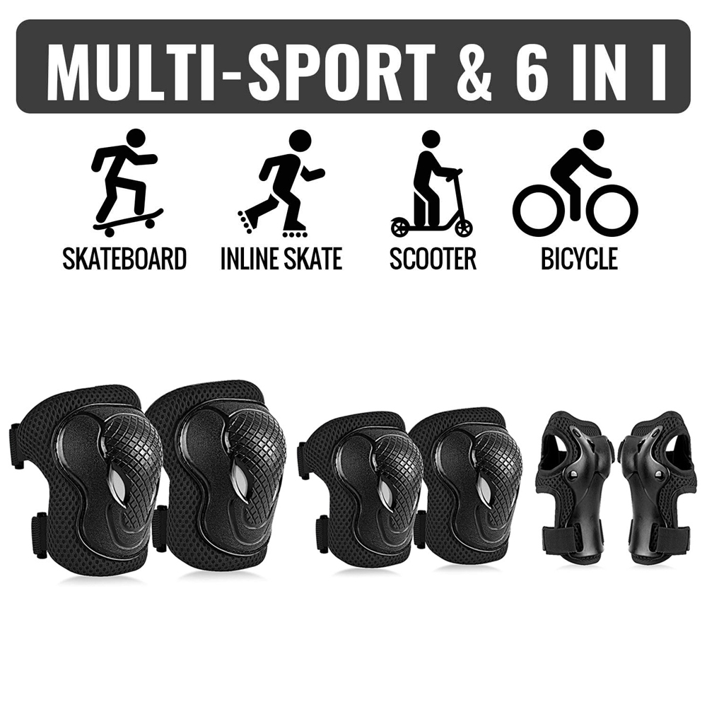 GOMOREON 6 adet/takım Çocuklar - Scooter Helmet Set incelemesi ve fiyatı