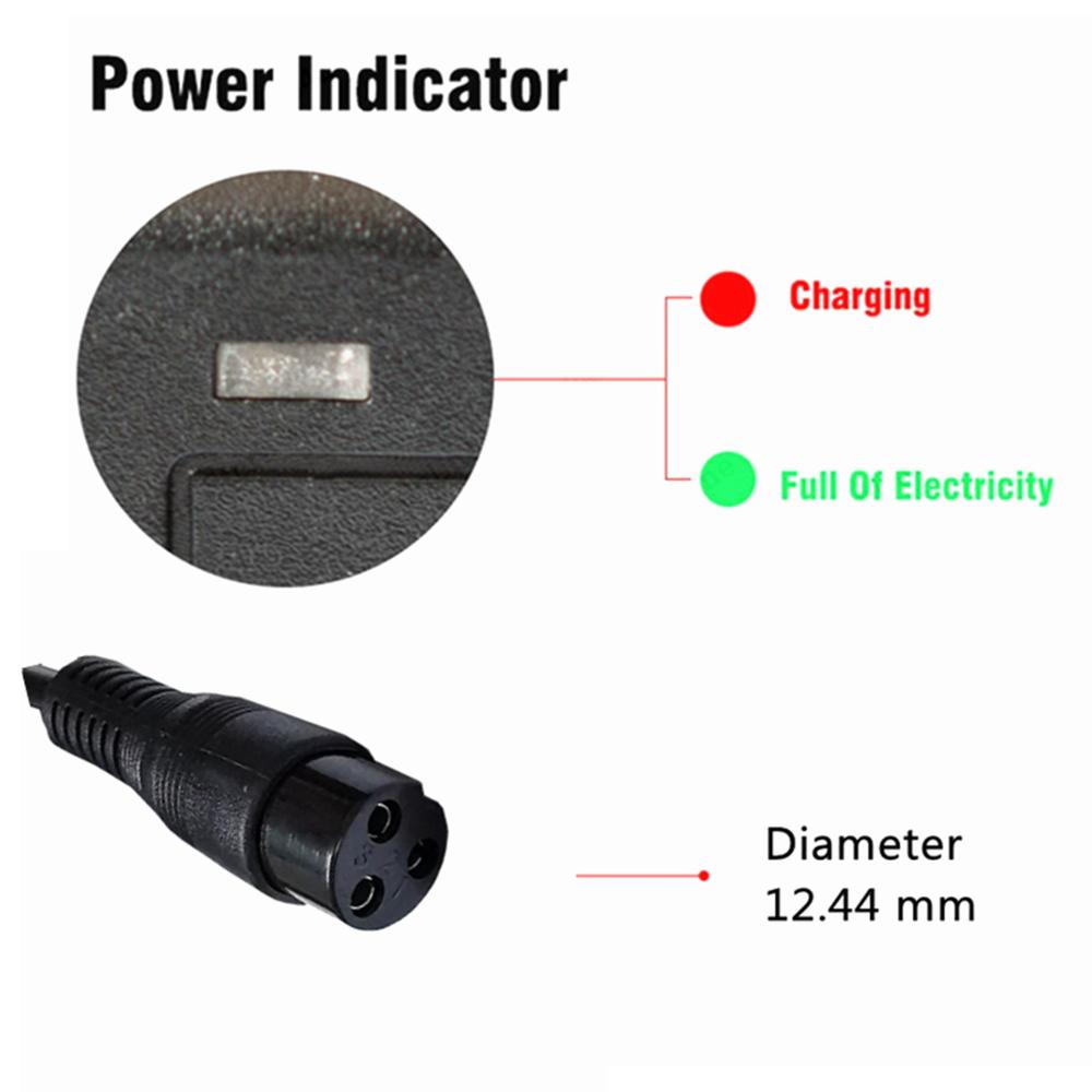 48V 2A Kurşun asit Akü Şarj Ci - Electric Scooter Charger incelemesi ve fiyatı