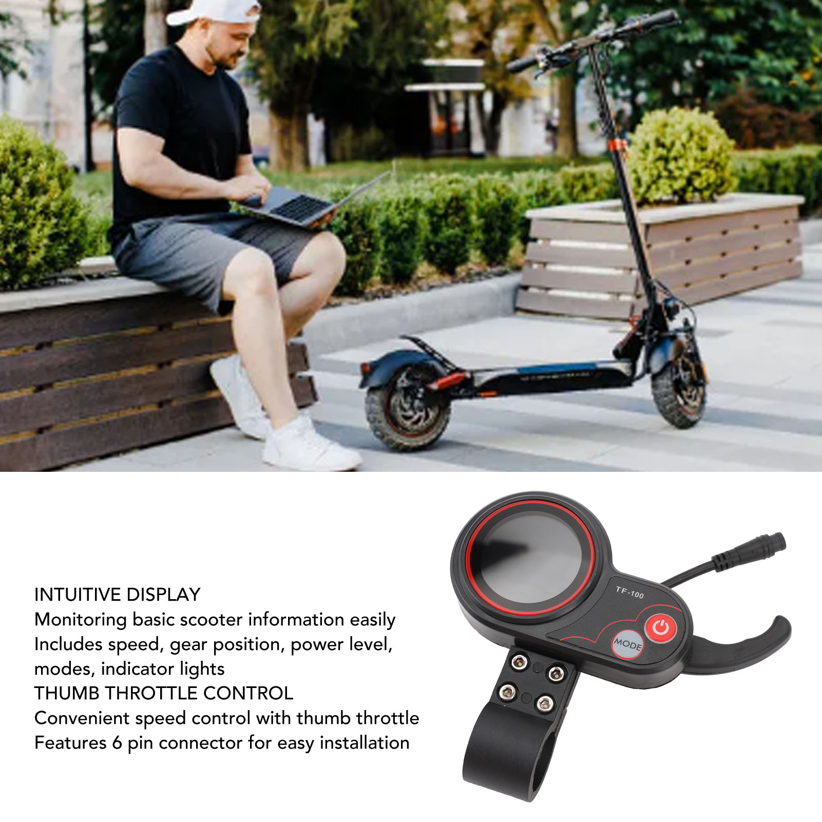 48V TF 100 Elektrikli Scooter  - Electric Scooter incelemesi ve fiyatı